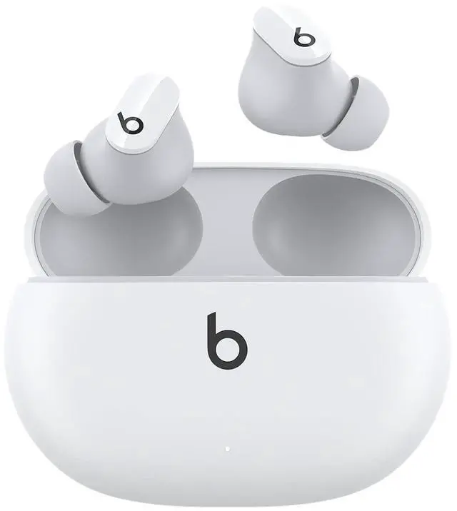 Main image of Studio Buds - True Wireless Noise Cancelling Earbuds - Compatible with Apple & Android, Built-in Microphone, IPX4 Rating, Sweat Resistant Earphones, Class 1 Bluetooth Headphones - White
