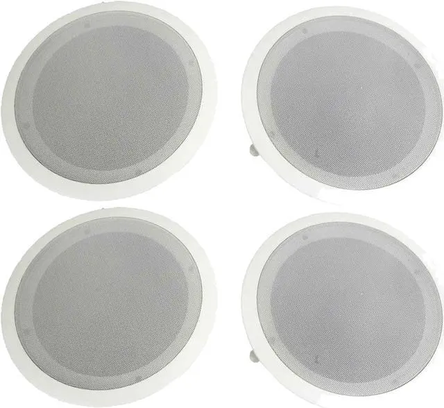 Alt view image 9 of 9 - NEW PYLE PDIC81RD 8" 1000W Round Wall And Ceiling Home Speakers 2 PAIR