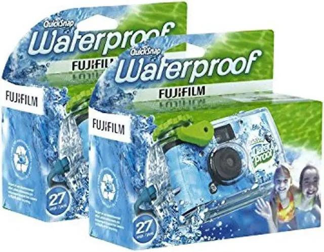 Main image of Fujifilm Disposable QuickSnap Waterproof Pool Underwater 35mm Camera, Pack of 2