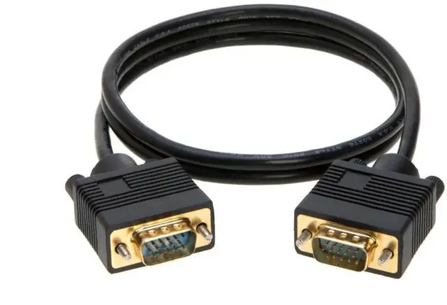 Alt view image 2 of 8 - Cables Direct Online 6FT SVGA Monitor Cable, Male to Male 1080P Super VGA Display Cord for PC Projector Laptop TV