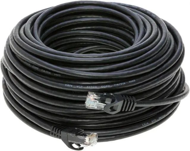 Alt view image 7 of 7 - Cables Direct Online Cat5e 100FT Ethernet Cable  RJ45 Networking for Xbox, PC, PS4, Modem, Router  Black