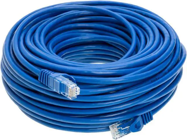 Alt view image 7 of 7 - Cables Direct Online Cat6 100FT Ethernet Cable  High-Speed RJ45 Networking for Xbox, PC, PS4, Modem, & Router  Blue