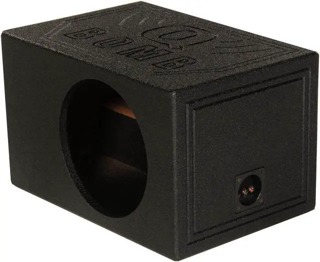 Alt view image 12 of 13 - QPower QBOMB12VL Single 12" Vented Ported Car Subwoofer Sub Box Enclosure QBOMB