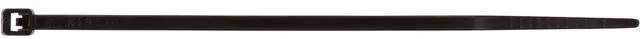 Main image of Products Ultraviolet Black Nylon Cable Ties 6 Inch Length Heavy Duty, 40-Pound Tensile Strength Cable Organization Applications UV Safe, UL Approved Pack of 1000