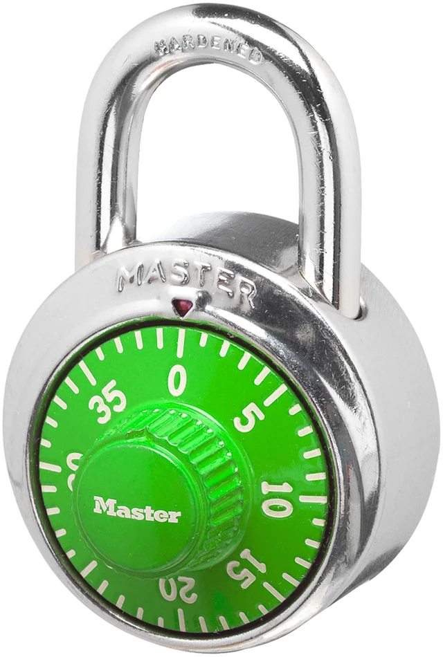 Main image of 1505D Locker Lock Combination Padlock, 1 Pack, Colors May Vary