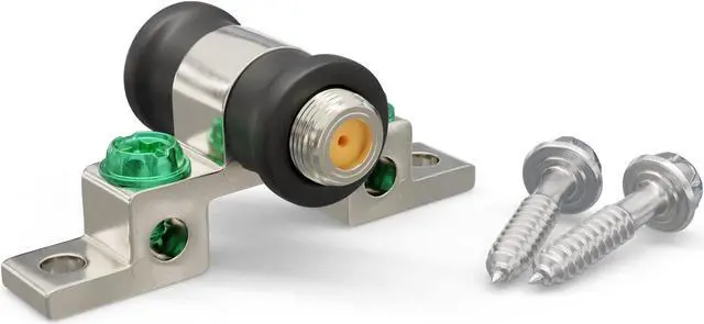 Alt view image 7 of 7 - 3.0 GHz - Quad / Four Ground Block | Rubber Weather Seal Coax Cable F Connector