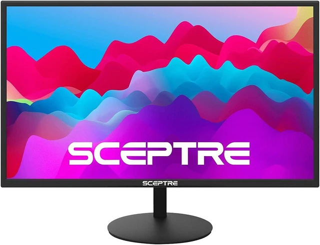 Main image of 27-Inch FHD LED Gaming Monitor 75Hz 2X HDMI VGA Build-in Speakers, Ultra Slim Metal Black