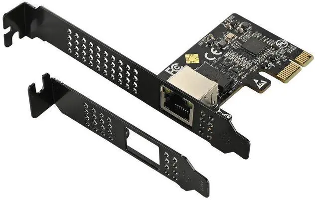 Main image of Vszerda 5.0GB PCIe Network Card PCIe to 5.0 Gigabit Ethernet Network Card, Supports Windows 11/10/8.1/8/7, Win Server 2022/2019/2016, Linux
