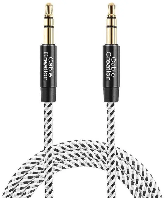 Main image of KEHIPI 3.5mm Aux Cable 0.45meter, Short Male to Male 1/8 Audio Auxiliary Cord Braided Hi-Fi Sound for Car, Headphone Jack, Speaker, Home Stereos, Smartphone