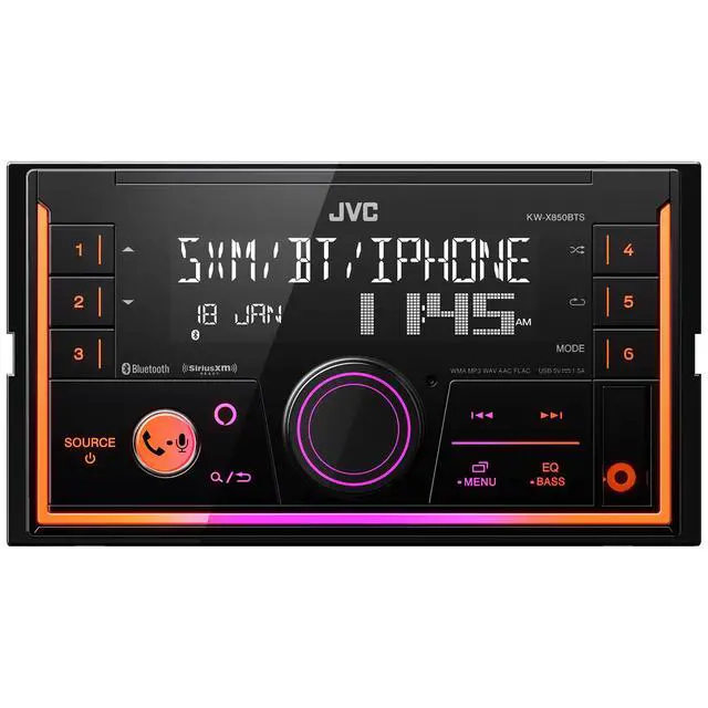 Main image of KW-X850BTS Bluetooth Car Stereo Digital Media Receiver with USB Port, AM/FM Radio, MP3 Player, Amazon Alexa, Android, iPhone, Double DIN, 13-Band EQ