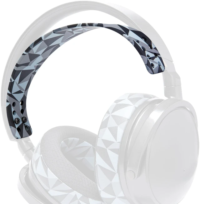 Main image of HeadbandZ Maxwell - Silicone Headband for Audeze Maxwell 1, 2 & 2 ANC Made by Wicked Cushions Enhanced Flexibility, Comfort & Style, Matching Earpad Designs Geo Grey