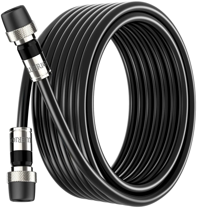 Main image of RG6 Coaxial Cable, 80FT (Weatherproof Rubber Boot, Direct Burial, 75 Ohm, Indoor Outdoor) - Digital Coax Cord for HDTV, CATV, TV Antenna, Satellite, Broadband Internet