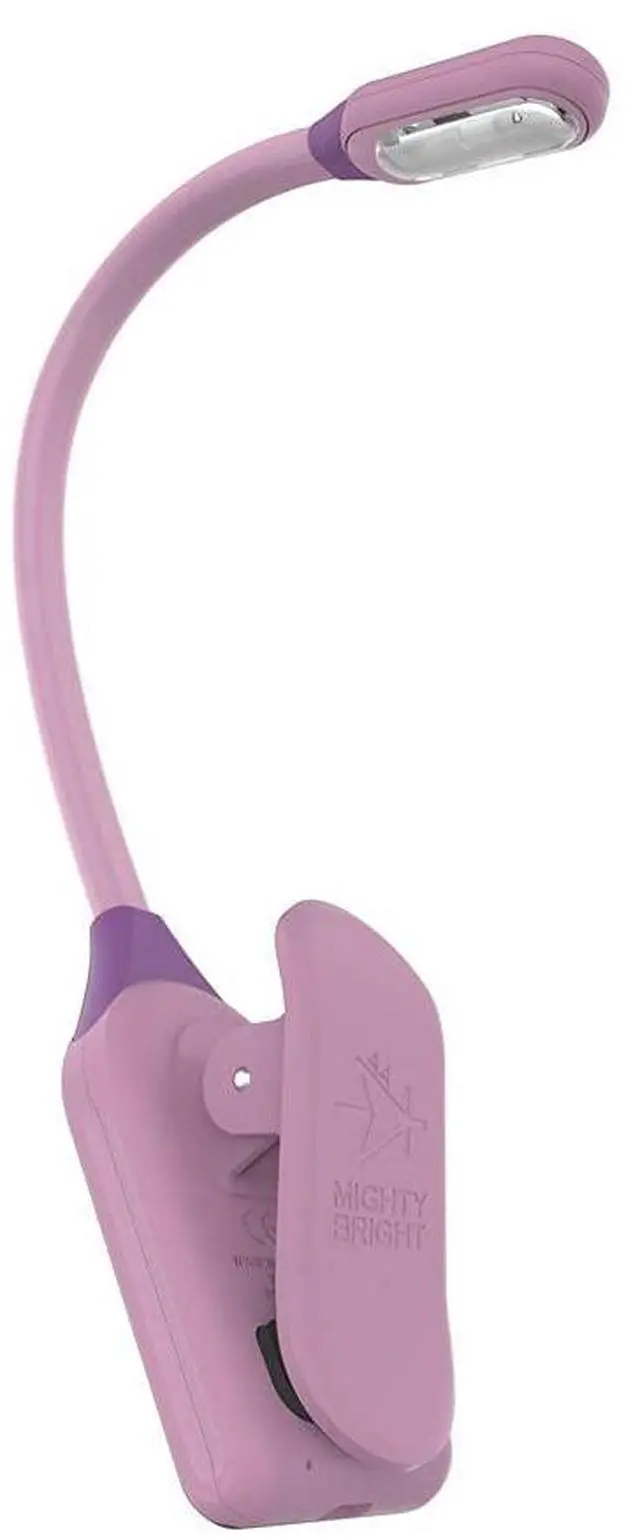 Main image of The Original WonderFlex Book Light, Battery-Powered, Warm Eye Care LEDs, Flexible, Durable, Dimmable, Clip-On Reading Light, Read in Bed, Use Batteries or Micro USB (Lavender)