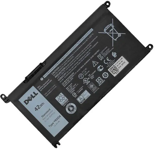 Main image of DELL YRDD6 1VX1H Laptop Battery for Dell Inspiron 7586 5482 5485 5491 3310 2-in-1 3493 3582 3593 3793 5493 5593 5480 5590 5591 5594 5598 15 3583 3584 Vostro 3491 5481 5581 5490 5590 VM732 3Cell 42Wh