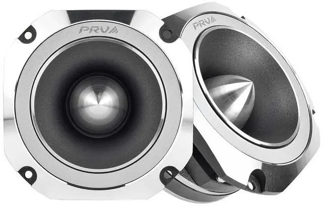 Main image of 4 Inch Titanium Bullet Tweeter Pair TW700Ti-4 Slim Profile, 200 Watts Program Power, 4 Ohm, 100 Watts RMS, 1.5 in Voice Coil Super Tweeter Pro Car Audio (Pair)