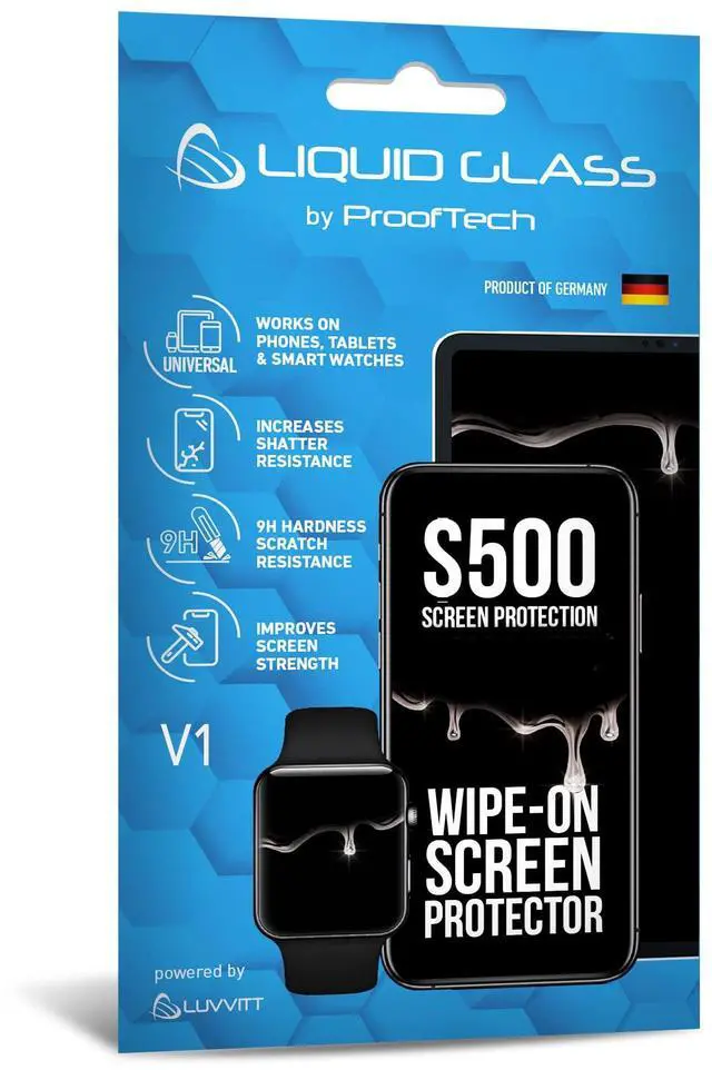 Alt view image 7 of 7 - Liquid Glass Screen Protector with $500 Screen Protection Guarantee - Universal