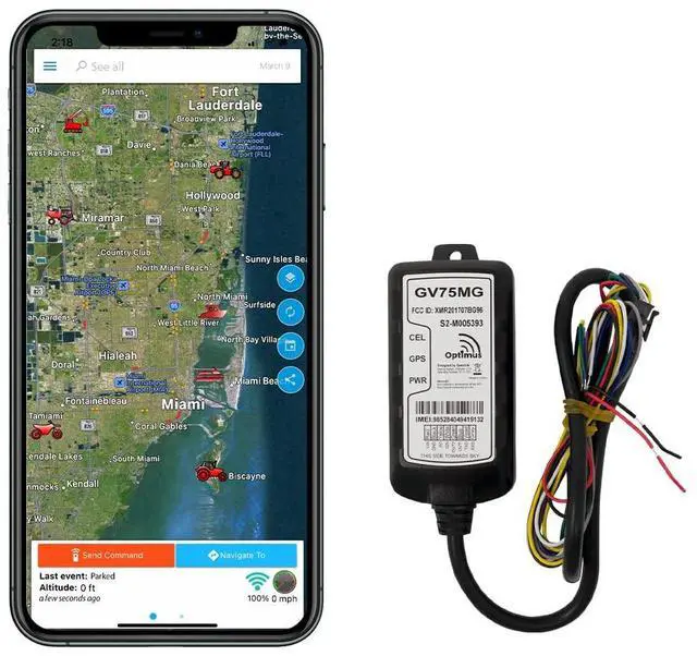 Main image of GV75MG Waterproof Wired GPS Tracker for Vehicles and Assets