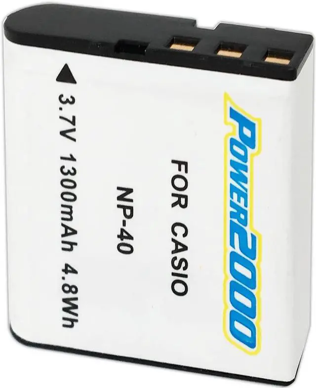 Alt view image 11 of 11 - Power2000 ACD-235 Rechargeable Battery for Casio NP-40