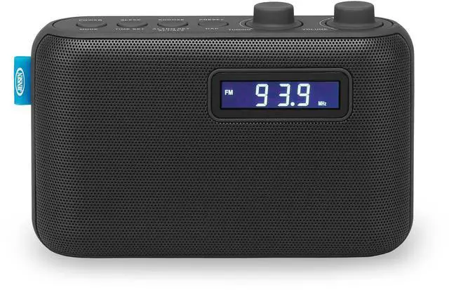 Alt view image 10 of 10 - Jensen[r] Sr-50 Portable Am/fm Digital Radio & Alarm Clock