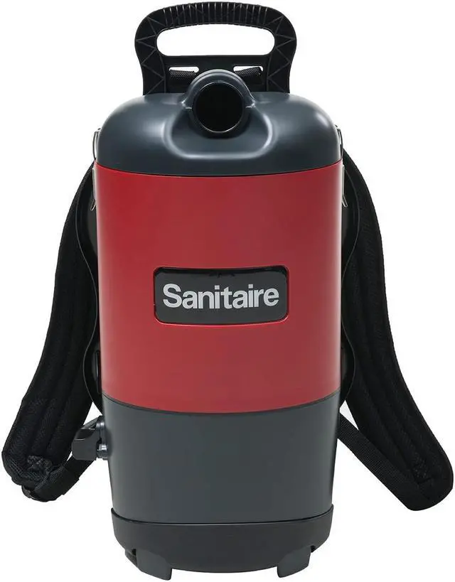 Alt view image 6 of 6 - Sanitaire SC412A Commercial Backpack Vacuum Red