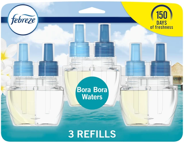 Main image of Odor-Fighting Fade Defy Plug Air Freshener Refill, Bora Bora, 0.87 Fl Oz