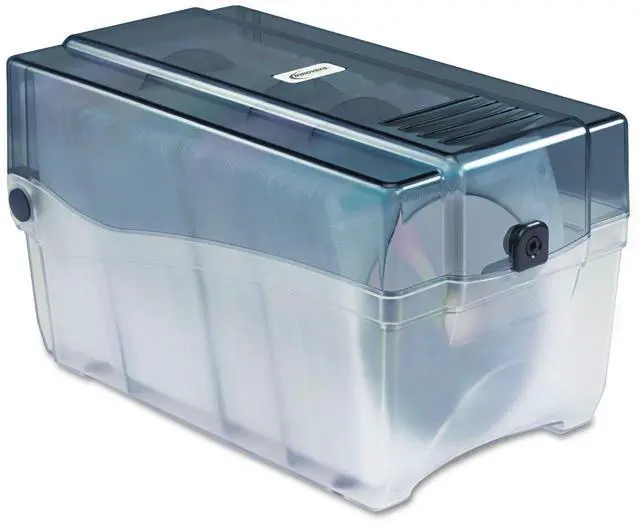 Main image of Innovera CD/DVD Storage Case IVR39502 Each. Grey/Clear