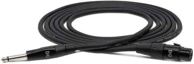 Alt view image 5 of 5 - Hosa HMIC-005HZ Pro Microphone Cable, REAN XLR3F to 1/4 in TS, 5 ft