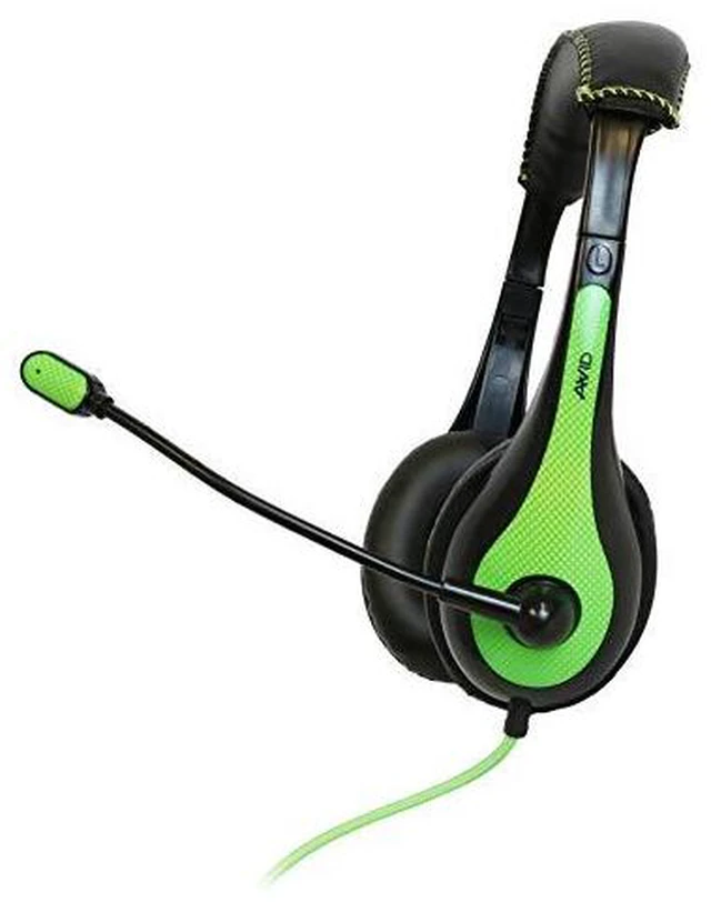 Alt view image 7 of 7 - Avid Education AE-36 Headset with Noise Cancelling Microphone, Green