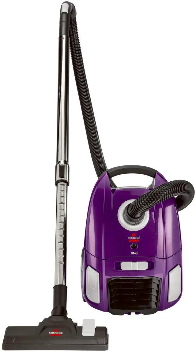 Main image of Zing Lightweight, Bagged Canister Vacuum, Purple, 2154A
