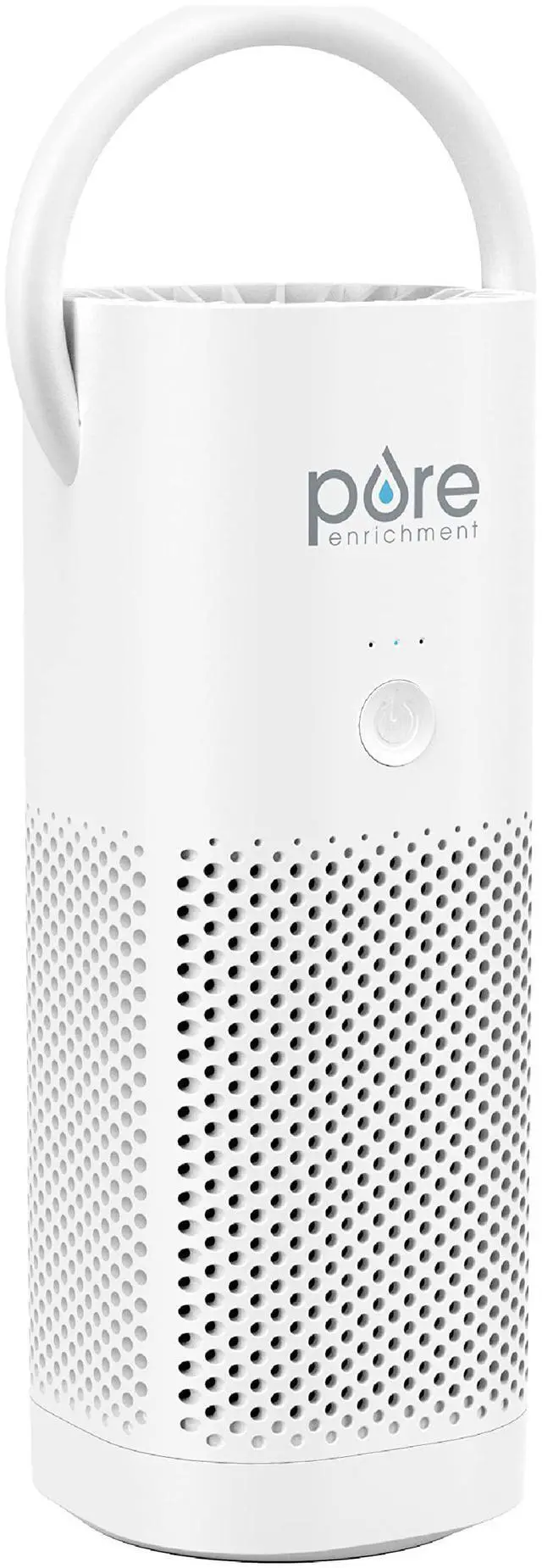Main image of PureZone Mini Portable Air Purifier - Cordless True HEPA Filter Cleans Air & Eliminates 99.97% of Dust, Odors, & Allergens Close to You - Cars, School, & Office (White)