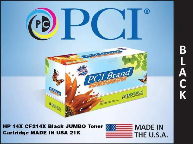 Main image of PCI Brand ECO-Friendly Reman HP 14X CF214X XXL Black Toner Cartridge 21K Yld for HP LaserJet Enterprise 700 M712  LaserJet Enterprise 700 M725 series