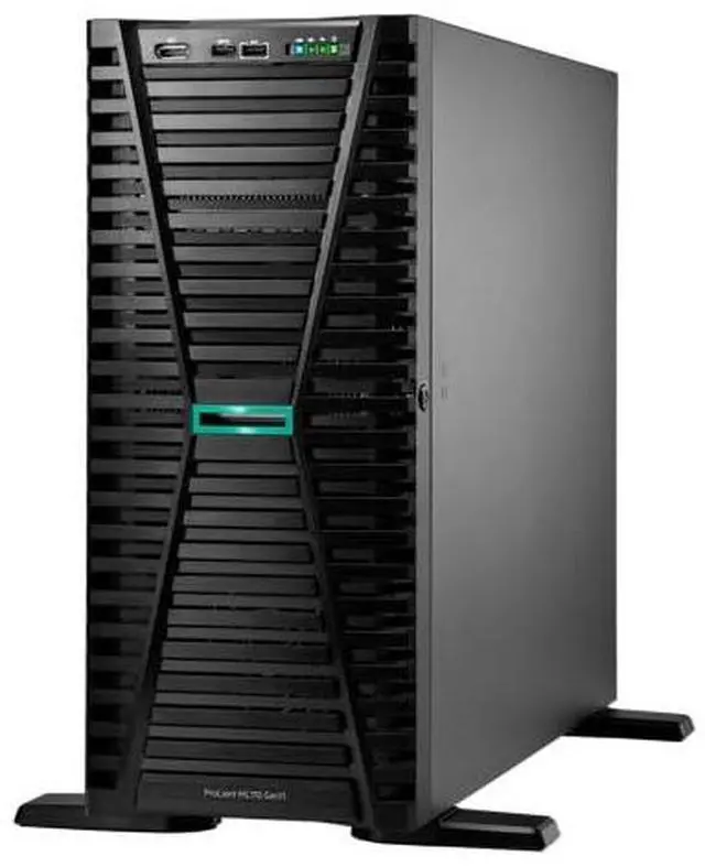 Alt view image 5 of 6 - HPE ProLiant ML110 Gen11 server with one Intel® Xeon® Silver 4410Y Processor, 32 GB (1x32 GB) Dual Rank Memory, one HPE MR408i-o Gen11 x8 Lanes 4GB Cache OCP SPDM Storage Controller - P69303-005