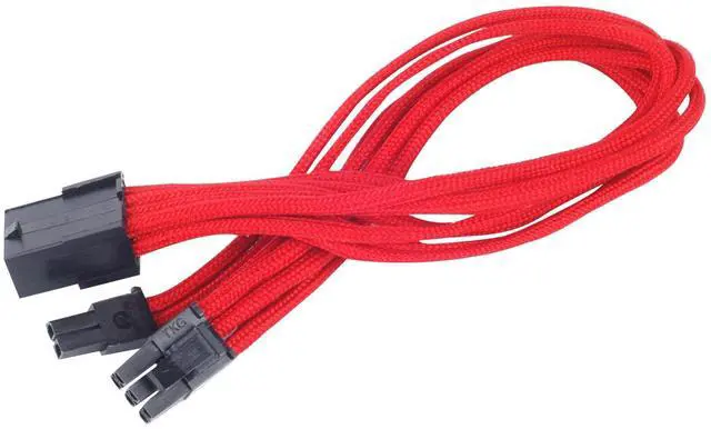 Alt view image 2 of 3 - PCIE-8pin to PCIE-6+2pin(250mm) Extension Power Cable