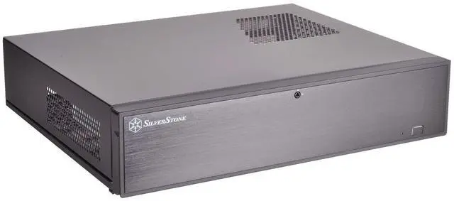 Alt view image 3 of 8 - silverstone technology tek aluminum front door/steel body micro atx media center/htpc case ml04busa