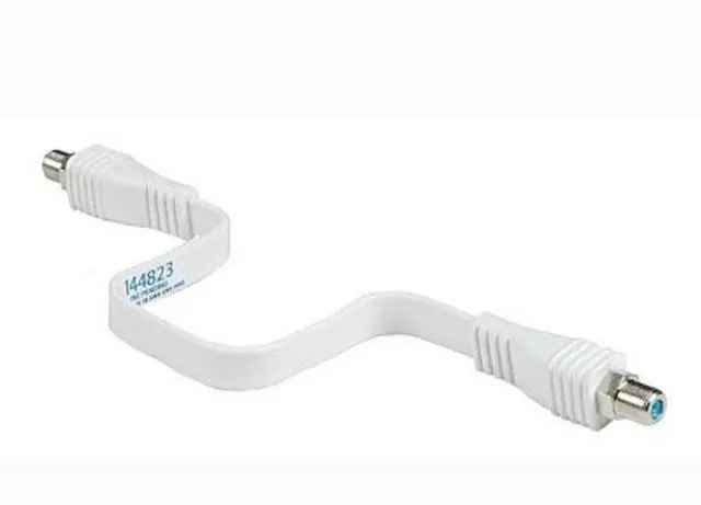 Alt view image 12 of 12 - Flat Coaxial Cable CCTV Jumper Dish Network and Directv Approved