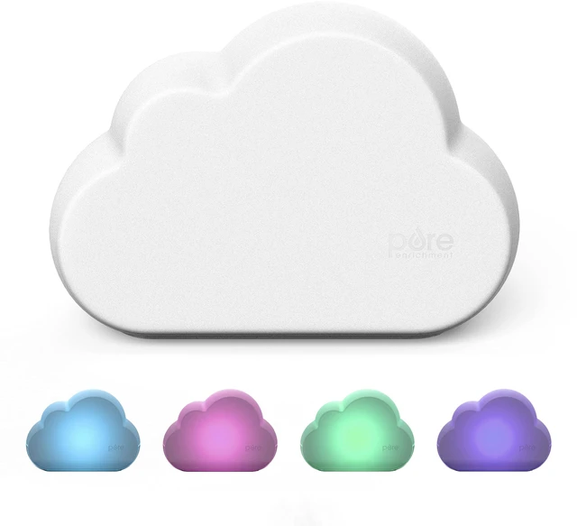 Main image of PureBaby Cloud Ultrasonic Cool Mist Humidifier | Quiet Variable Mist For Up to 24 Hrs, Color Night Light, BPA-Free, Ideal for Baby, Nurseries, and More