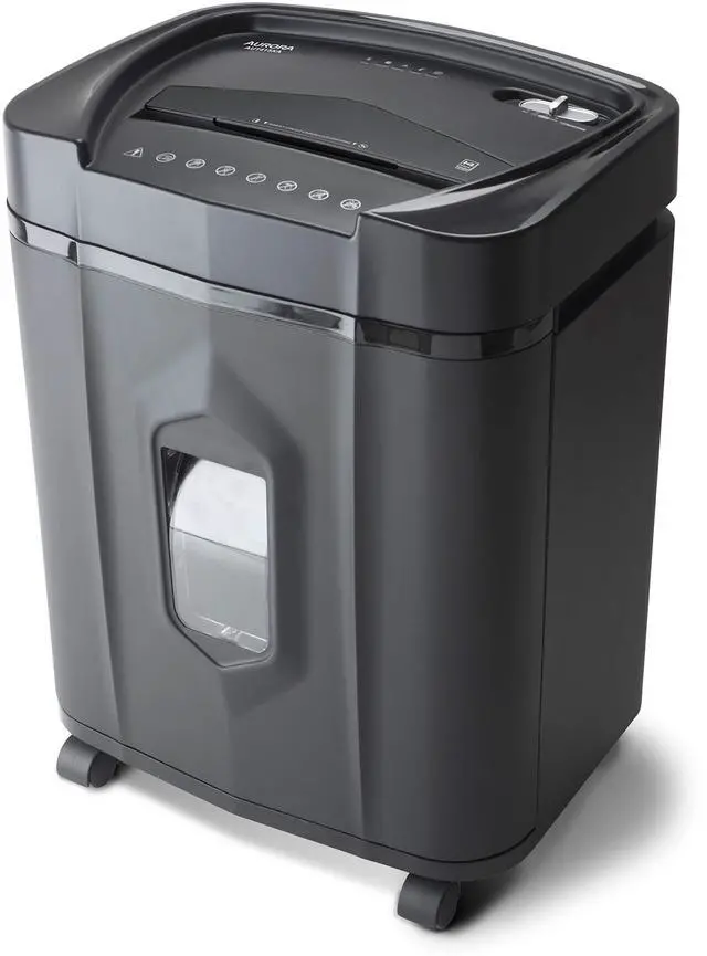 Main image of AU1415XA 14-Sheet Crosscut Paper/CD and Credit Card Shredder/ 5-Gallon pullout Basket/ 10 Minutes Continuous Run Time
