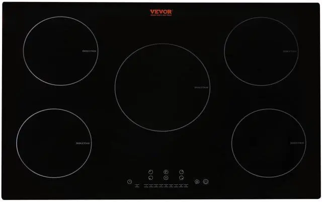 Main image of Built-in Induction Electric Stove Top 30 Inch,5 Burners Electric Cooktop,9 Power Levels & Sensor Touch Control,Easy to Clean Ceramic Glass Surface,Child Safety Lock,240V