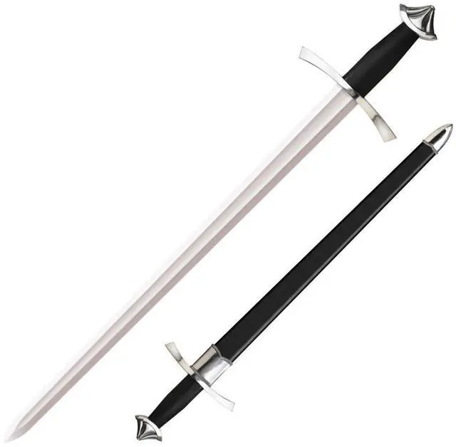 Alt view image 11 of 11 - Cold Steel Norman Sword With Leather Scabbard 88NOR