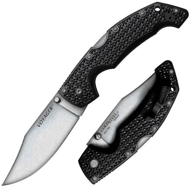 Alt view image 8 of 8 - COLDSTEEL 29AC Cold Steel Voyager Large Clip Point ÂPlain Edge Folder