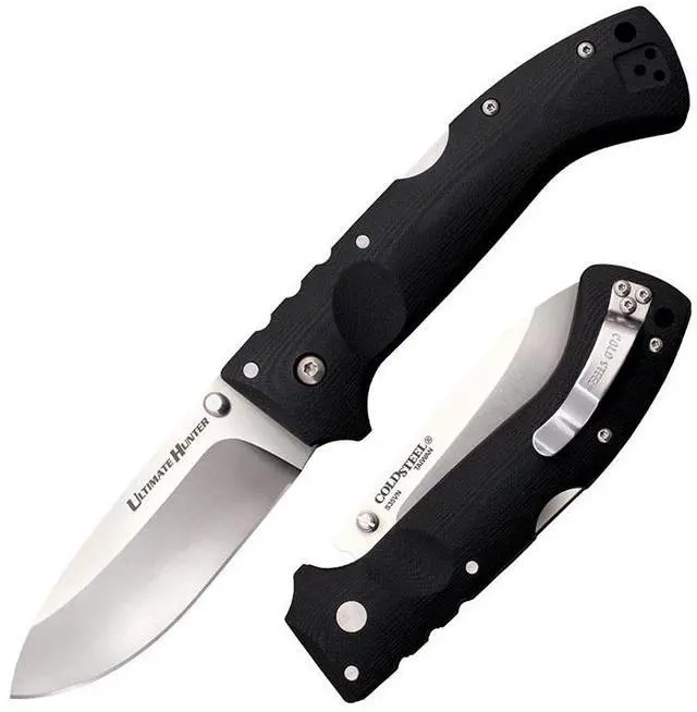 Alt view image 8 of 15 - COLD STEEL 30U COLD STEEL ULTIMATE HUNTER FOLDER 3.5 IN BLADE G-10 HANDLE