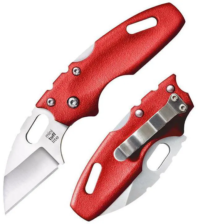 Alt view image 5 of 5 - Cold Steel Mini Tuff Lite Folder 2 in Blade Red Griv-Ex #20MTR