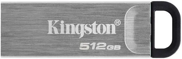Alt view image 5 of 6 - Kingston DataTraveler Kyson USB 3.2 Gen 1 Flash Drive 512GB - Stylish Capless Metal Case