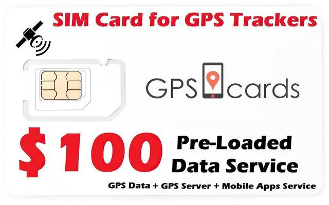 Main image of GPS SIM Card for GPS Automobile Tracker + Track Online