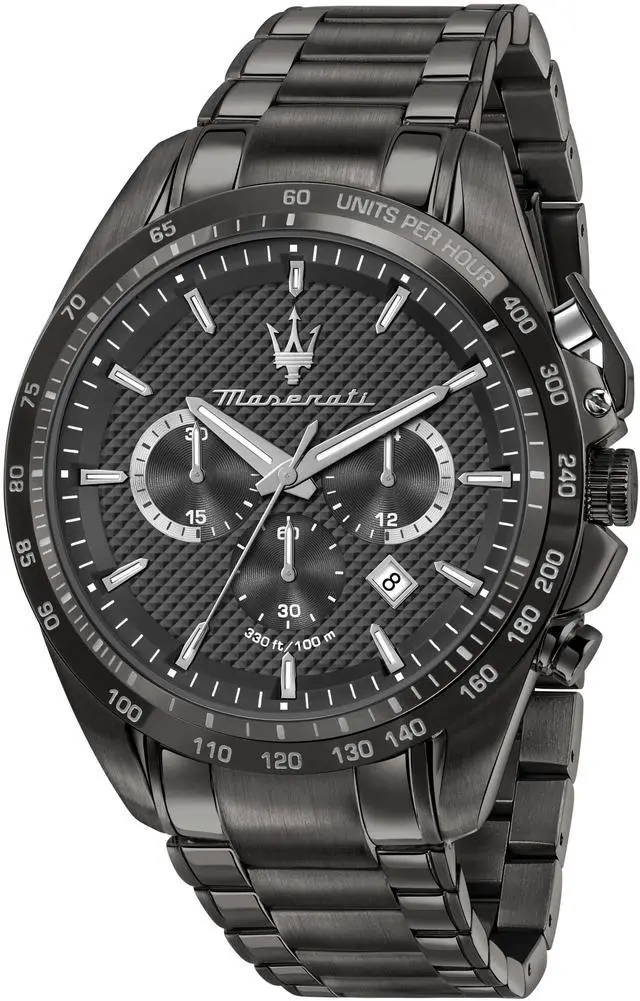 Main image of Maserati Traguardo Limited Edition Chronograph Pvd-Coated Stainless Steel Black Quartz R8873612045 100M Men'S Watch