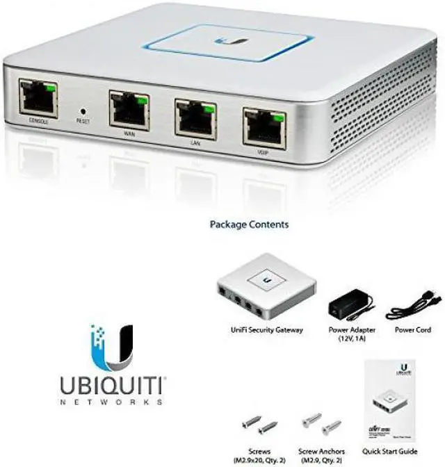 Alt view image 3 of 14 - Ubiquiti Networks USG-US Enterprise Gateway Router with Gigabit Ethernet