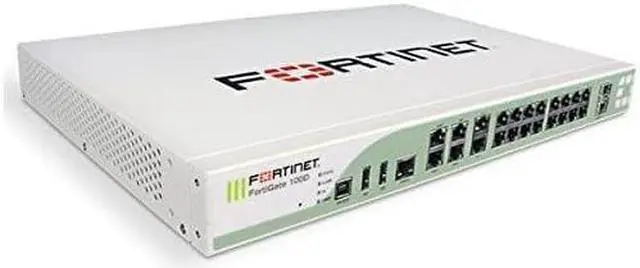 Alt view image 2 of 3 - Fortinet FortiGate-100D Security Appliance with 1 Year 8x5 Forticare and FortiGuard Bundle FG-100D-BDL
