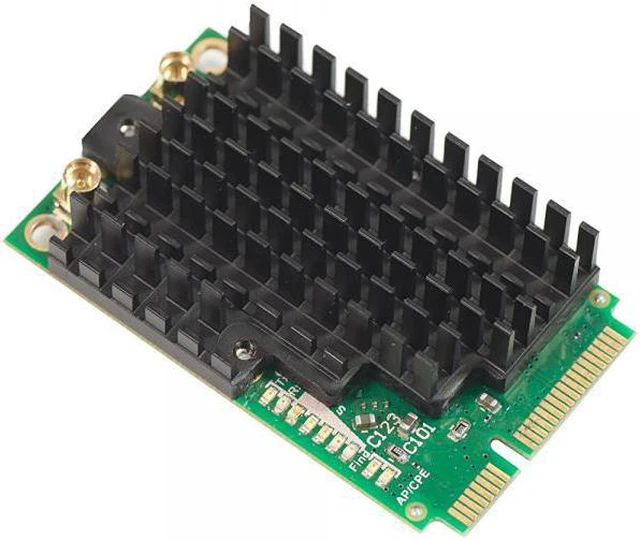 Main image of Mikrotik R11e-5HnD 500mW 5Ghz mini PCIe card 802.11a/n dual chain