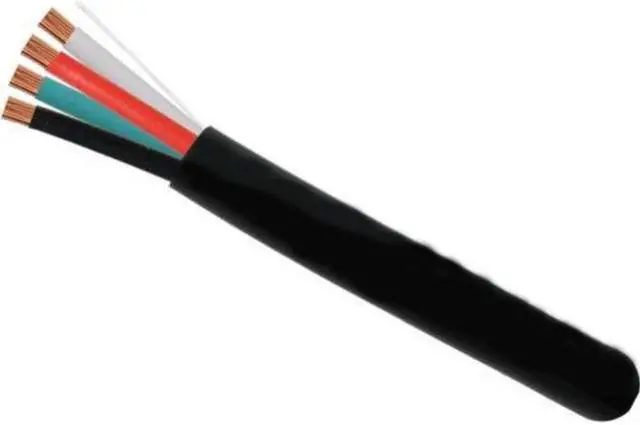 Main image of Direct Burial 14awg 4 Conductor Audio Cable - 500ft Black