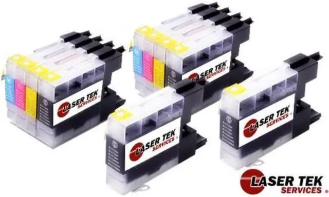 Alt view image 2 of 5 - Laser Tek Services® Black and Color Brother LC-75BK LC-75C LC-75M LC-75Y (2BK, 2C, 2M, 2Y)